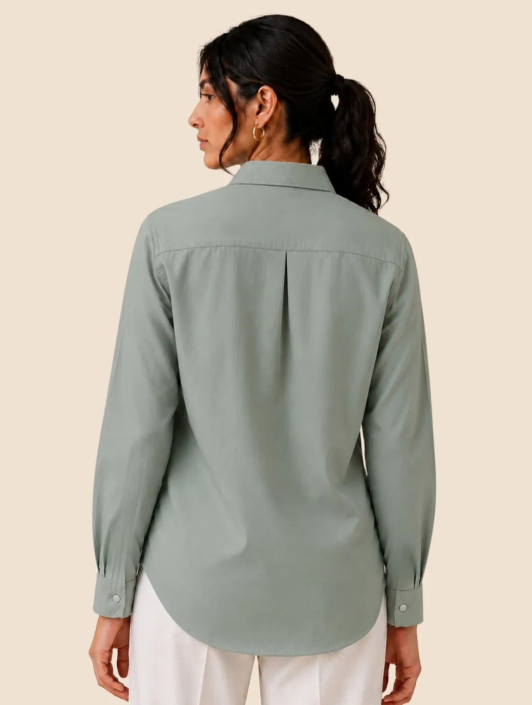 Heritage Cotton Women's Formal Shirt view 3
