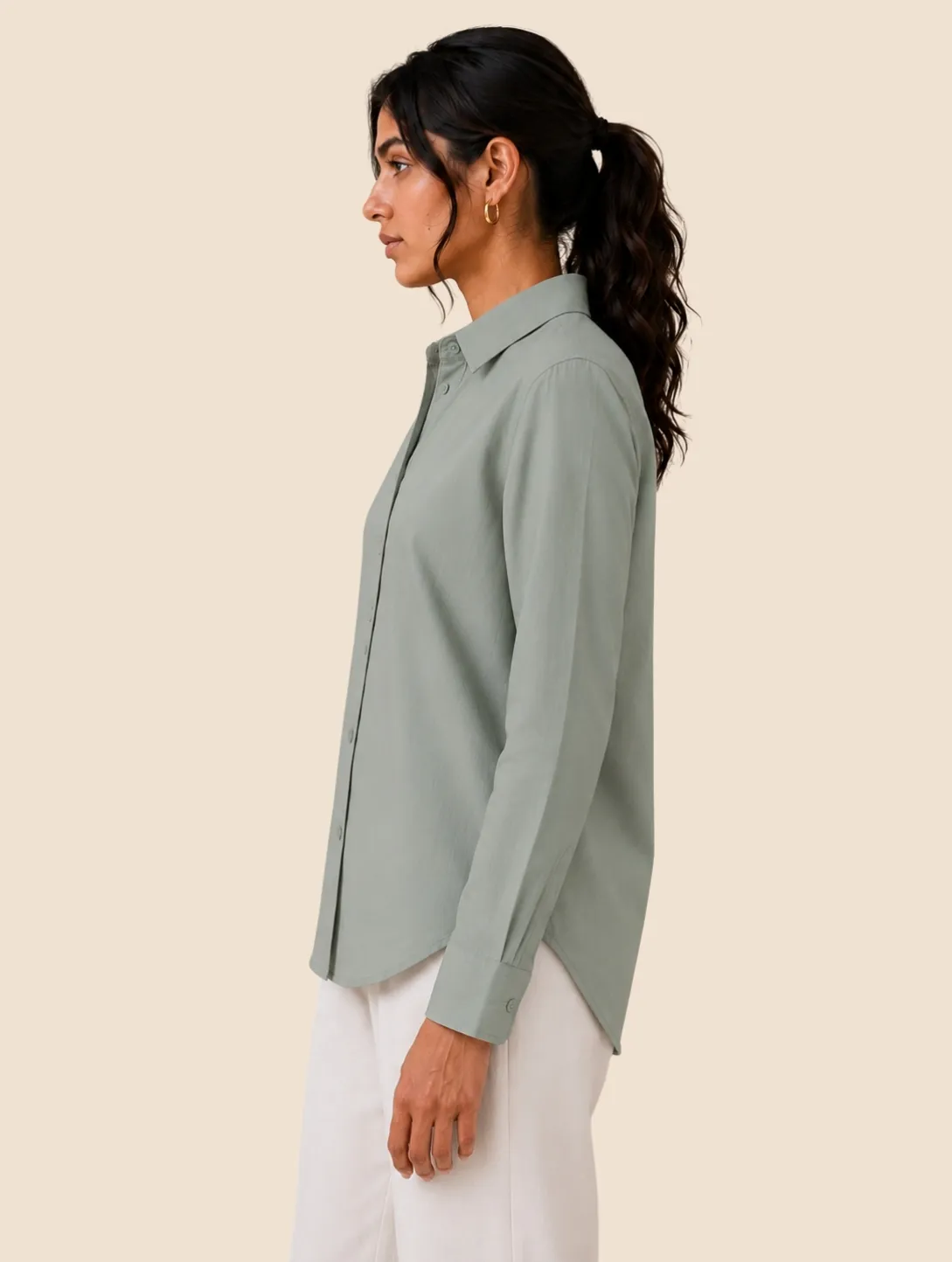 Heritage Cotton Women's Formal Shirt view 2