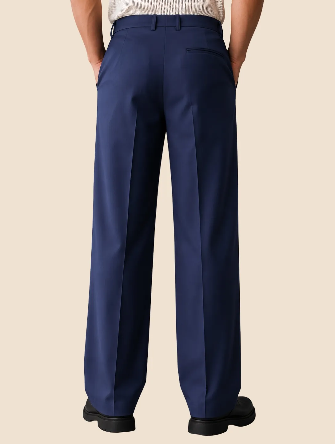 Milano Men's Formal Straight Fit Trousers view 2
