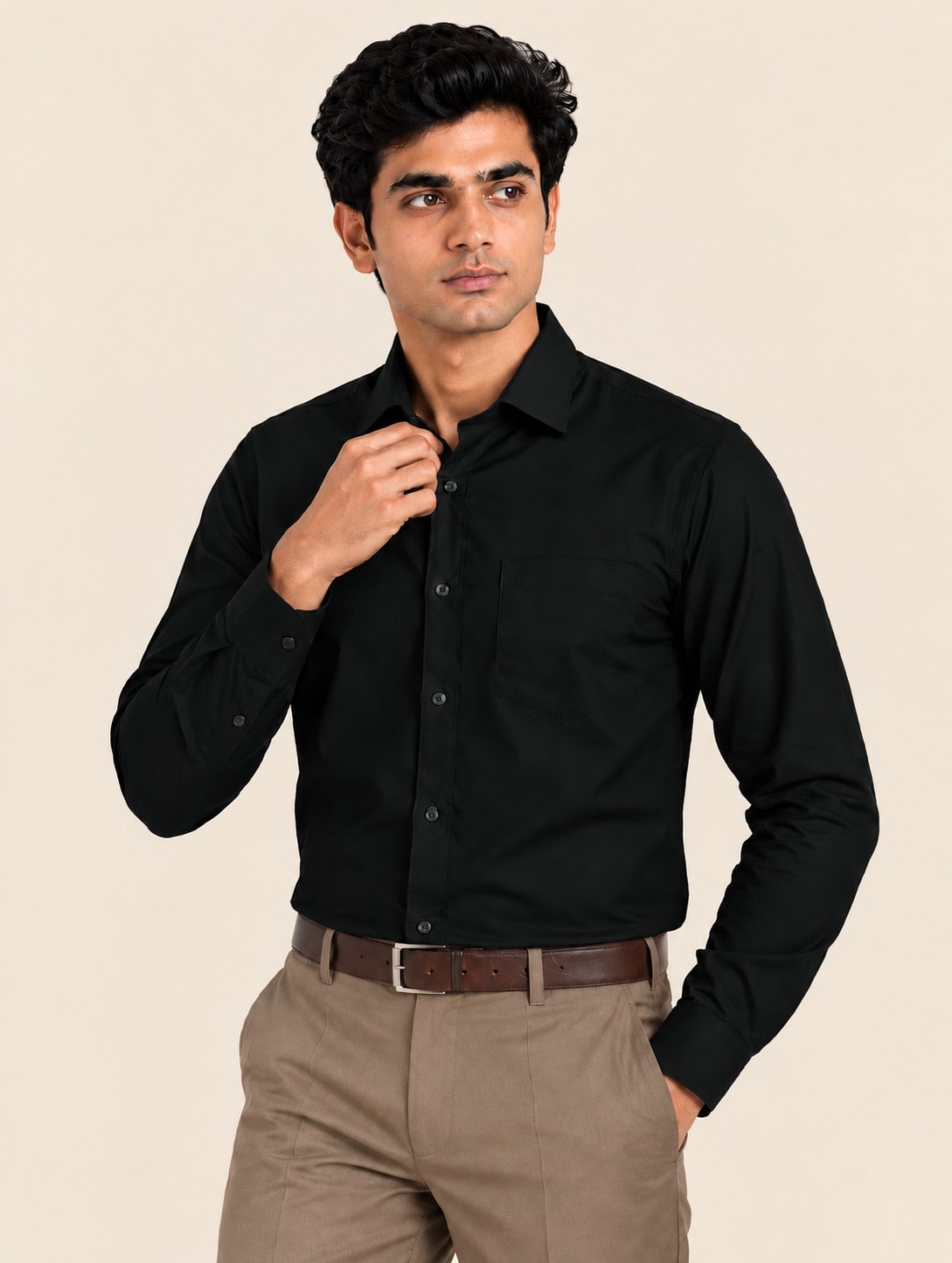 Signature TR Men's Boardroom Shirt - Dark Forest Green