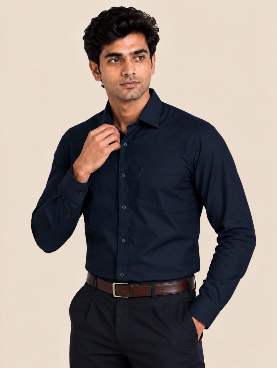 Signature TR Men's Boardroom Shirt - Midnight Blue