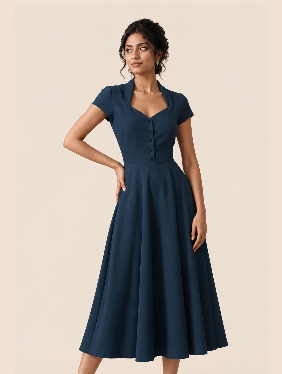 Signature TR Women's Dress - Teal Blue